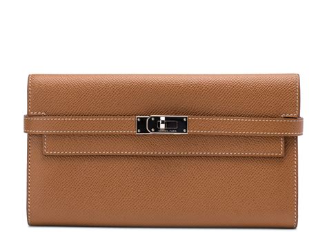 kelly classic wallet hermes|Hermes wallet price.